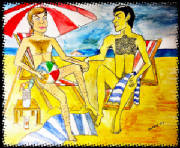 At the Beach on Their Honeymoon-By TPrillahfiction