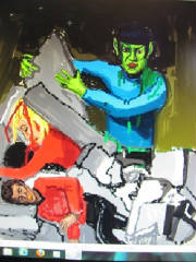 Hero Spock - By Mary Barnes